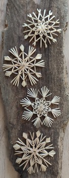 Strohsterne Set "Handmade "